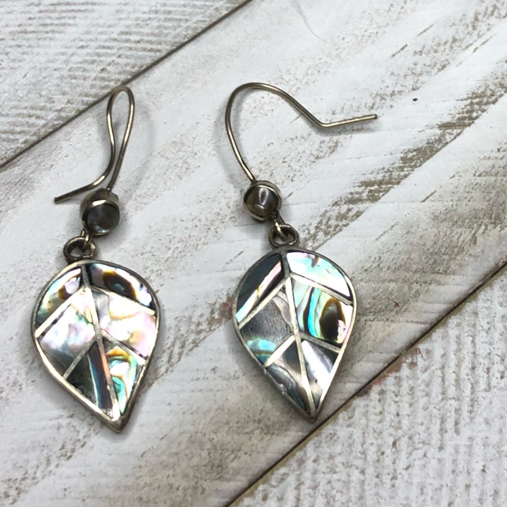 Authentic Peruvian Coca Leaf Earrings - image 5